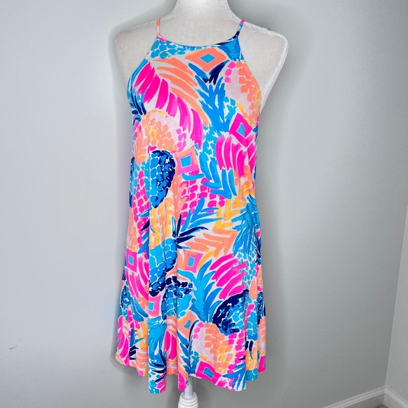 Lilly Pulitzer Margot Dress Goombay Smash Pineapple XXS - Picture 1 of 5